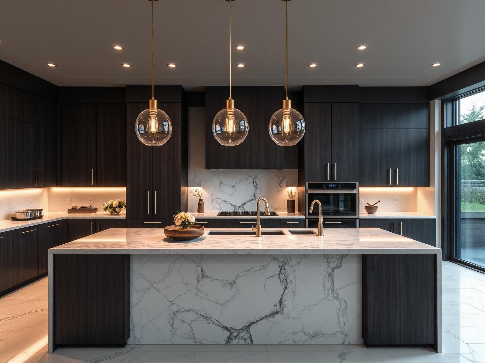 Modern Marble Kitchen